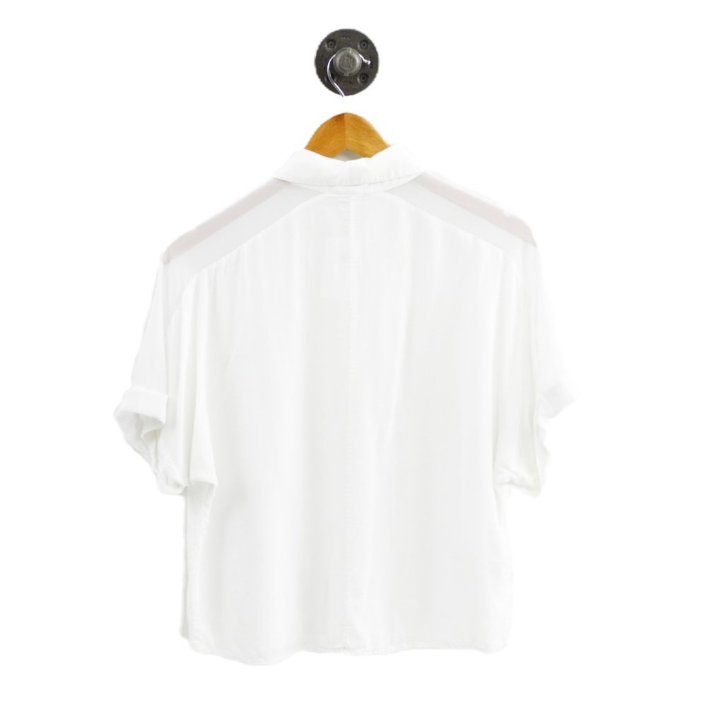 Bcbgeneration Cropped Blouse #206-61 - Picture 3 of 3